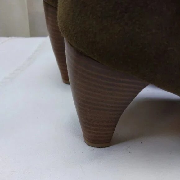 Women's Size 8.5 Very Volatile  Faux Fur & Leather 3.5" Heel Ankle Boots - Picture 6 of 7